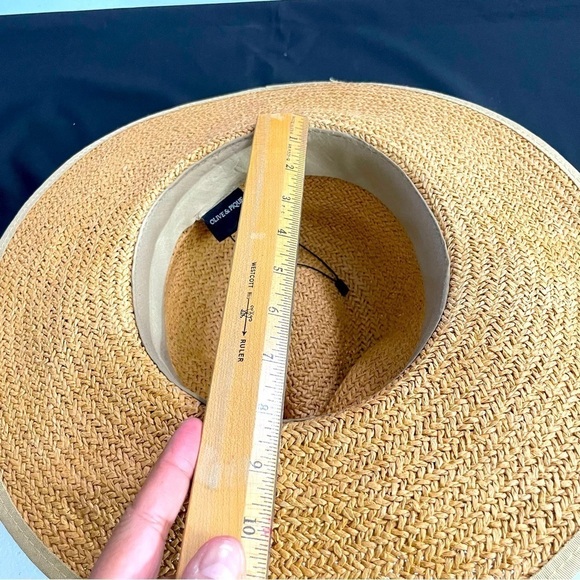 Olive and Pique toffee straw rancher hat Stylish Tan Straw Hat, Summer, Beach main image 4